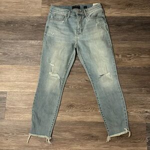 Lucky brand cropped high rise jeans